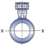 高精度電磁流量計電*的軸線(xiàn)安裝圖